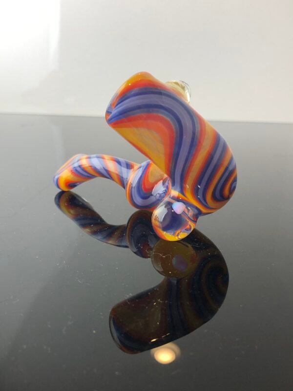 Mini Pocket Sherlock Pipe with Opal Inlay - Image 6