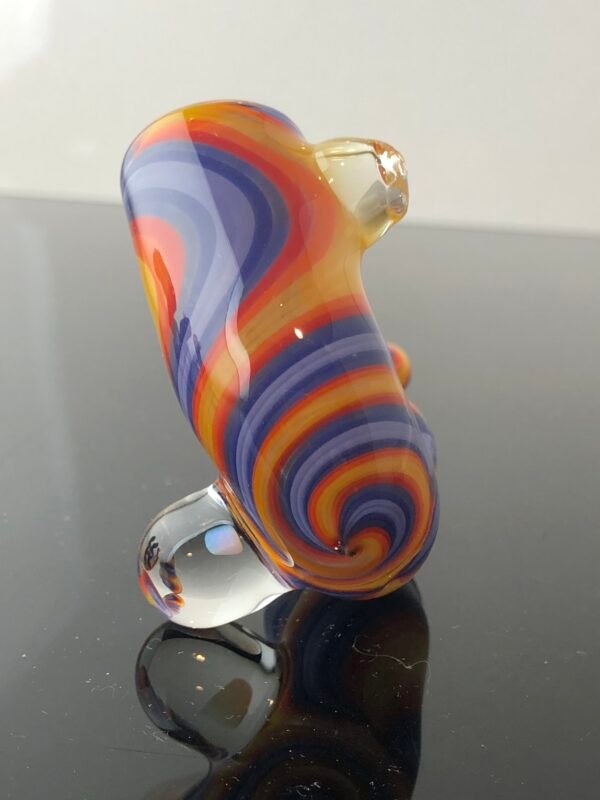 Mini Pocket Sherlock Pipe with Opal Inlay - Image 3