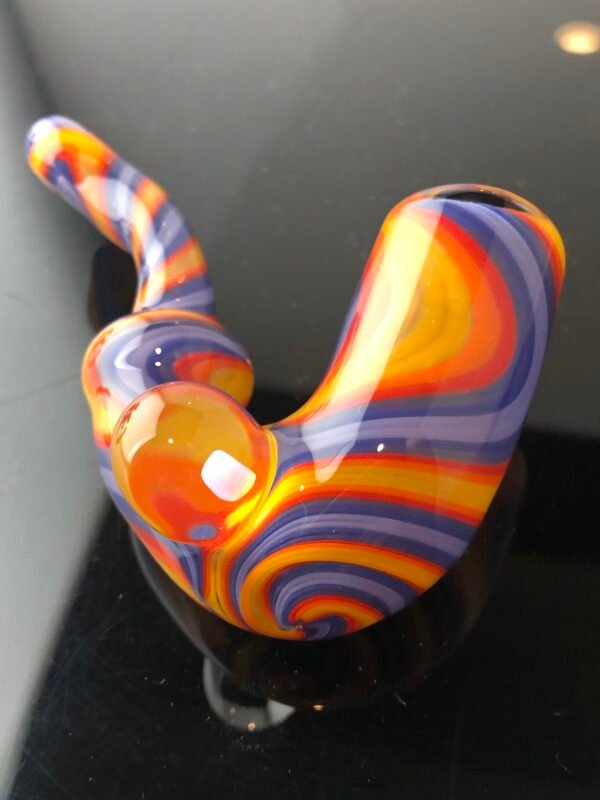 Mini Pocket Sherlock Pipe with Opal Inlay - Image 2