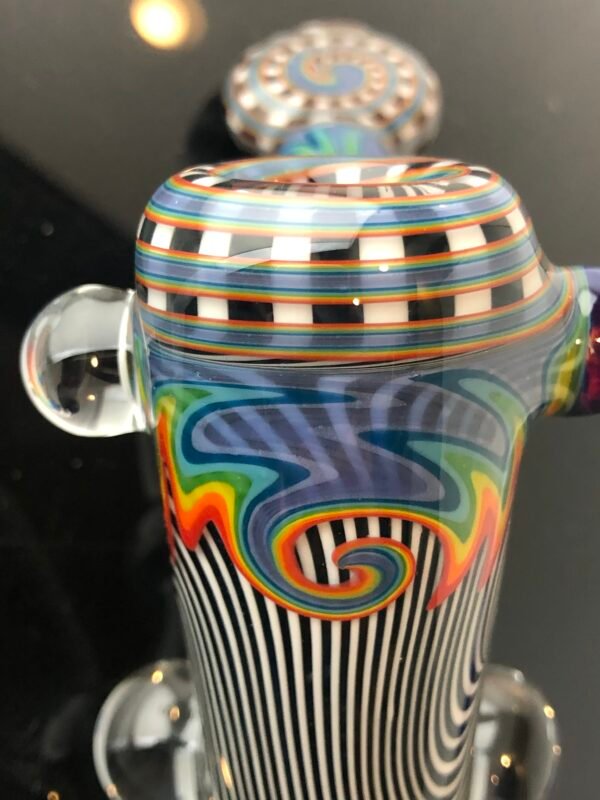 Double-Layer Wig-Wag Sherlock Pipe with Milli Marbles - Image 5