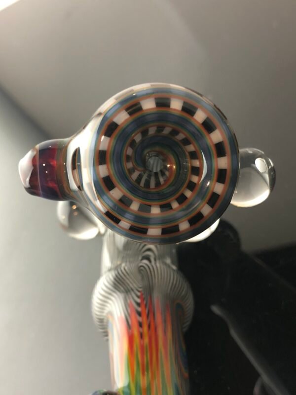 Double-Layer Wig-Wag Sherlock Pipe with Milli Marbles - Image 14