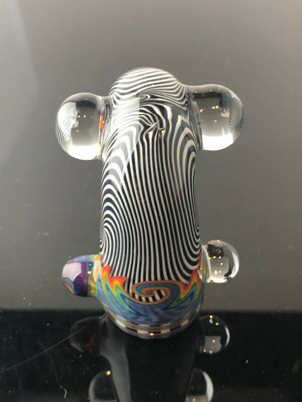 Double-Layer Wig-Wag Sherlock Pipe with Milli Marbles - Image 9