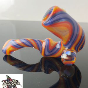 Mini Pocket Sherlock Pipe with Opal Inlay